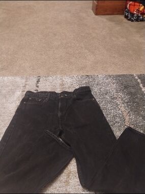 Vintage Levis 505 Black Denim Jeans 1996 Made In USA 40x32